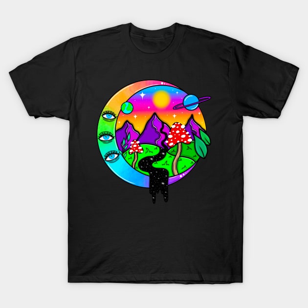 Life on the moon T-Shirt by Thisuniquevibe